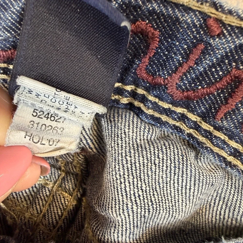 Gap Kids 1969 Dark Wash Flare Leg Jeans Slim Fit‎ Size 12 Adjustable Waist HOL07